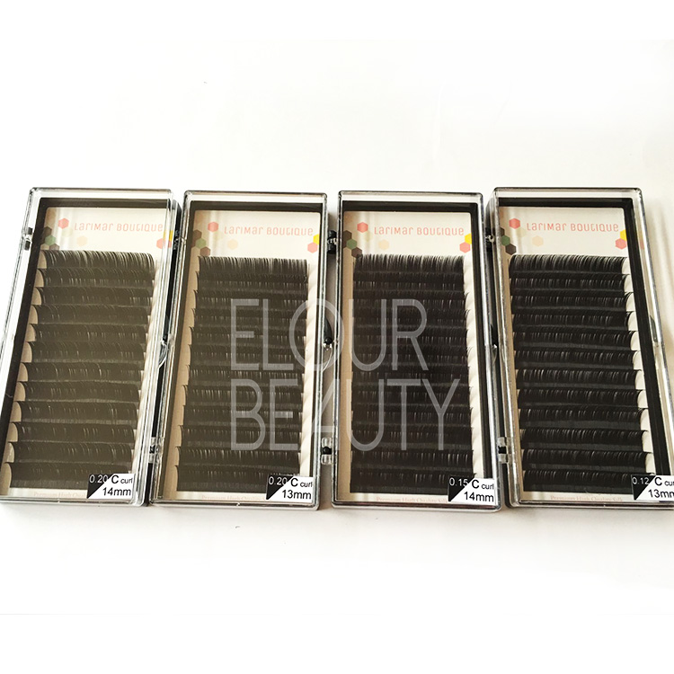 Wholesale 100% handmade individual mink eyelashes extensions manufacturer EL02